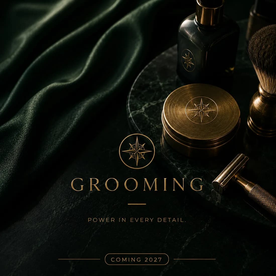 Grooming. Power in every detail. Coming 2027.